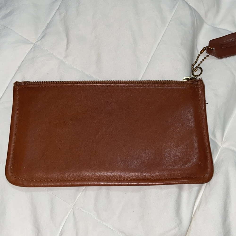 RARE Vintage Coach Skinny Case Brown Leather - Picture 6 of 12